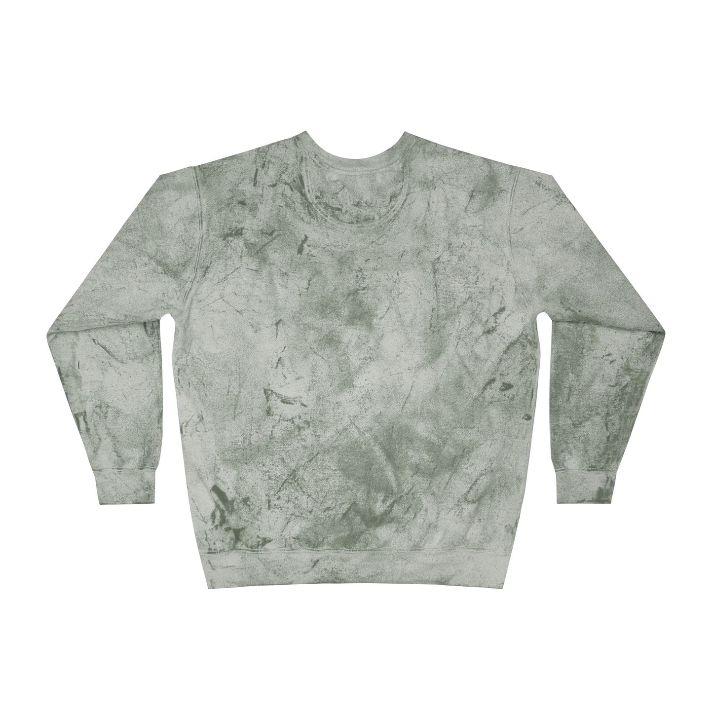 3-46 Grit CrossFit Green Tie-Dye Crewneck Sweatshirt