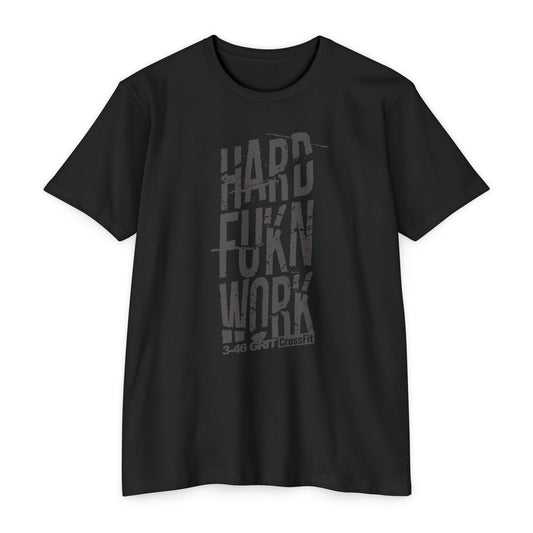 "HWF" 3-46 GRIT Black Tee
