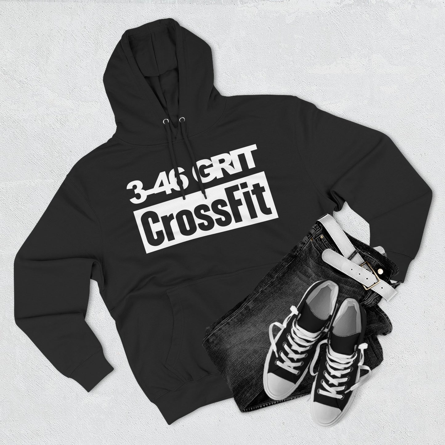 3-46 GRIT OG Unisex Pullover Hoodie